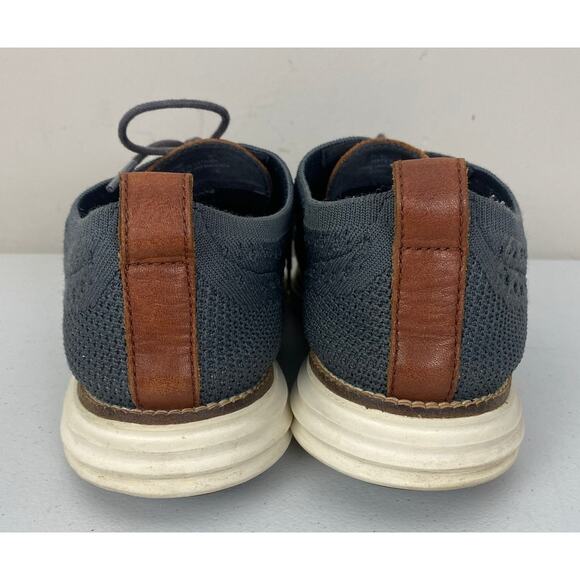 Men Cole Haan Original Grand Wingtip Oxford casual knit dress shoes, 9M